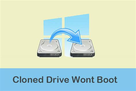 cloned drive wont boot|make disk bootable after clone.